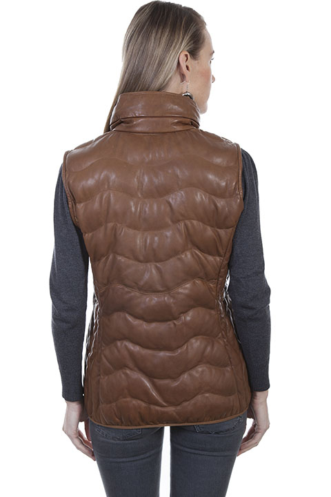 (image for) Ribbed leather vest